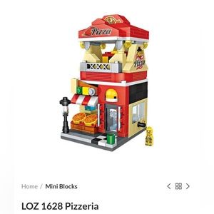 LOZ 1628 🍕Pizzeria Mini Blocks ages 6+ Street mini  🍕
